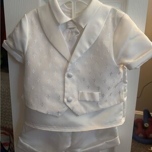 White Baby Christening Outfit